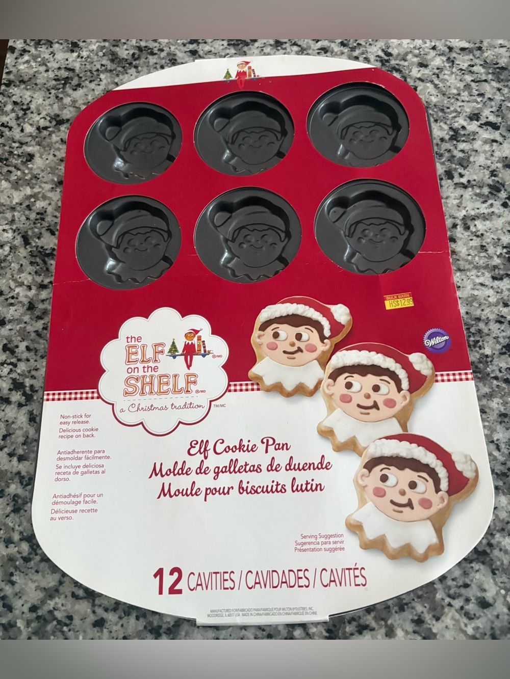 Wilton Metal "The Elf on the Shelf" Cookie Pan New